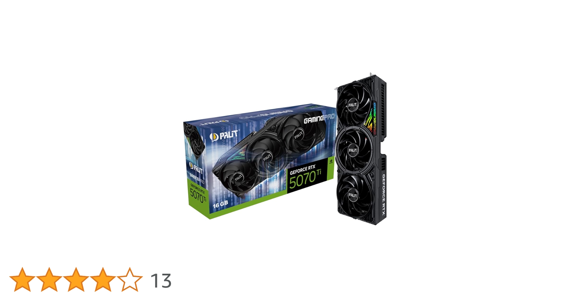 Amazon | Palit GeForce RTX 5070 Ti GamingPro (16GB GDDR7/PCI